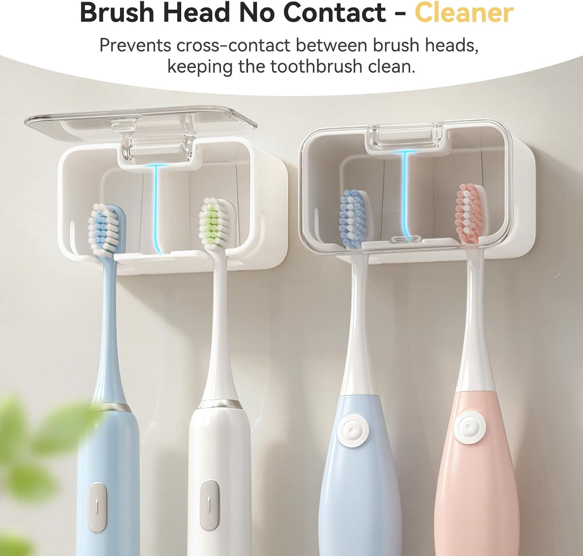 Hillcrest Bathware Covered Wall-Mounted Electric Toothbrush Holder additional product photo