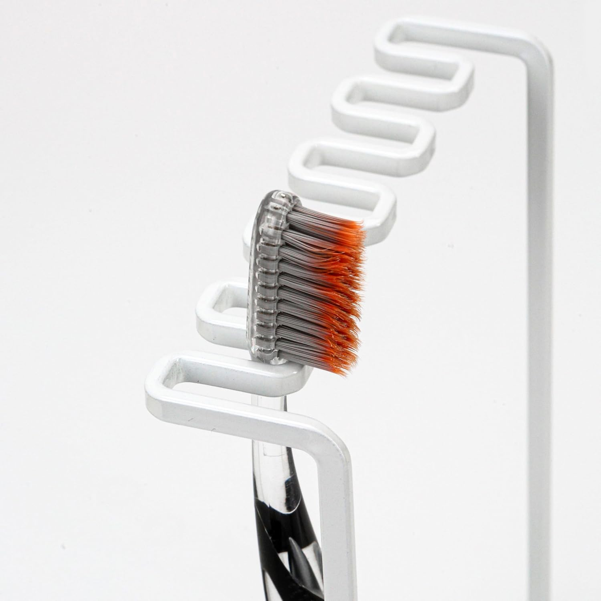 Hillcrest Bathware White Stainless Steel Toothbrush Rack additional product photo